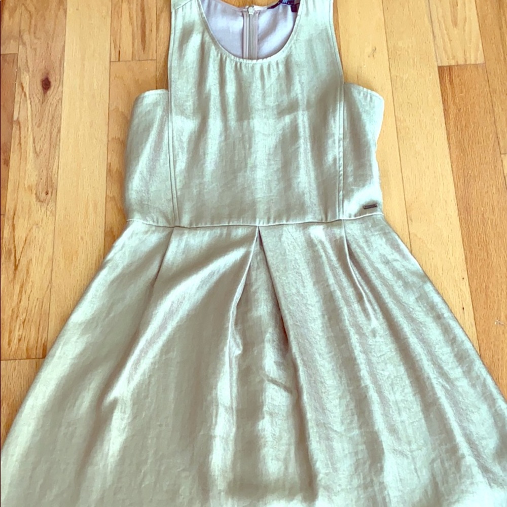 Armani Exchange Women’s Metallic Cut Out Dress
